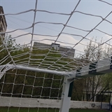 Rusbrand KS196 Сетка для мини-футбольных ворот, нить 3,0 мм, ячейка 100х100 мм, белая - фото 310339