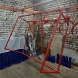 Rusbrand KS241 Ворота для флорбола 160х115 см, цельносварные - фото 310360