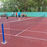 Rusbrand KS247 Сетка для большого тенниса нить 2,6 мм, черная, без троса - фото 310403