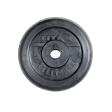 Rusbrand 16082 Диск стальной обрезиненный 5,0 кг, внутренний диаметр 26 мм - фото 310457