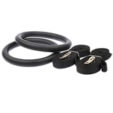 Rusbrand 07878 Кольца гимнастические пластиковые со стропам - фото 310464