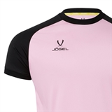 Jögel CAMP REGLAN JERSEY Футболка игровая детская Розовый/Черный - фото 310875 Jögel CAMP REGLAN JERSEY Футболка игровая детская Розовый/Черный - фото 310875