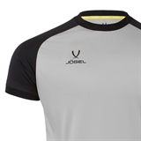 Jögel CAMP REGLAN JERSEY Футболка игровая детская Серый/Черный - фото 310983 Jögel CAMP REGLAN JERSEY Футболка игровая детская Серый/Черный - фото 310983