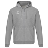 Jögel ESSENTIAL COTTON FZ HOODIE Толстовка с капюшоном на молнии Серый меландж - фото 311158 Jögel ESSENTIAL COTTON FZ HOODIE Толстовка с капюшоном на молнии Серый меландж - фото 311158