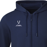 Jögel ESSENTIAL COTTON FZ HOODIE Толстовка с капюшоном на молнии Темно-синий - фото 311230