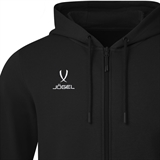 Jögel ESSENTIAL COTTON FZ HOODIE Толстовка с капюшоном на молнии детская Черный - фото 311236