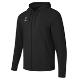 Jögel ESSENTIAL COTTON FLEECE FZ HOODIE Толстовка с капюшоном на молнии Черный - фото 311346
