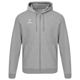 Jögel ESSENTIAL COTTON FLEECE FZ HOODIE Толстовка с капюшоном на молнии Серый меланж - фото 311354