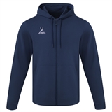 Jögel ESSENTIAL COTTON FLEECE FZ HOODIE Толстовка с капюшоном на молнии Темно-синий - фото 311415