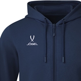 Jögel ESSENTIAL COTTON FLEECE FZ HOODIE Толстовка с капюшоном на молнии Темно-синий - фото 311416