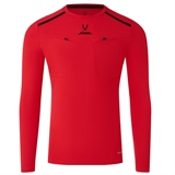 Jögel DIVISION PERFORMDRY REFEREE LS TEE Футболка судейская с длинным рукавом Красный - фото 311495
