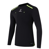 Jögel DIVISION PERFORMDRY REFEREE LS TEE Футболка судейская с длинным рукавом Черный - фото 311536