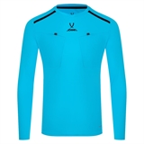 Jögel DIVISION PERFORMDRY REFEREE LS TEE Футболка судейская с длинным рукавом Голубой - фото 311609 Jögel DIVISION PERFORMDRY REFEREE LS TEE Футболка судейская с длинным рукавом Голубой - фото 311609