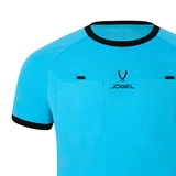 Jögel REFEREE TEE Футболка судейская Голубой/Черный - фото 311617 Jögel REFEREE TEE Футболка судейская Голубой/Черный - фото 311617