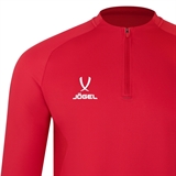 Jögel PREMIER PERFORMDRY TRAINING 1/4 ZIP TOP Джемпер тренировочный Красный - фото 311922 Jögel PREMIER PERFORMDRY TRAINING 1/4 ZIP TOP Джемпер тренировочный Красный - фото 311922