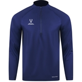 Jögel PREMIER PERFORMPROOF 1/4 ZIP WIND TOP Джемпер ветрозащитный Темно-синий - фото 312010
