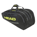 Head BASE RACQUET BAG L Сумка для ракеток Черный/Салатовый - фото 312861