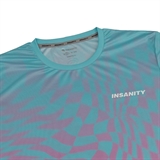Insanity CHAOS ORDER Футболка беговая Голубой/Розовый - фото 313323