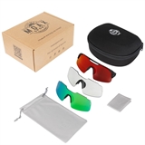 Moax PROGRESS Очки солнцезащитные (3 сменные линзы) Черный - фото 313351