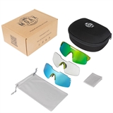 Moax PROGRESS Очки солнцезащитные (3 сменные линзы) Зелёный - фото 313394