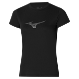 Mizuno Athletics RB Tee(W) Футболка женская Черный - фото 313732