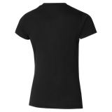 Mizuno ATHLETICS RB TEE (W) Футболка спортивная женская Черный - фото 313733