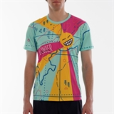 Wonder Trail Футболка мужская Wonder Trail topo green Белый/Синий - фото 313776