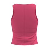 7/6 NATA SLEEVELESS T-SHIRT "BRIGHT PINK" Майка теннисная женская Розовый - фото 314528