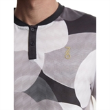 7/6 ANKL POLO "GREY BLOSSOM" Поло теннисное Серый/Черный - фото 314543