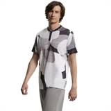 7/6 ANKL POLO "GREY BLOSSOM" Поло теннисное Серый/Черный - фото 314545