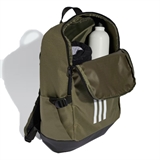 Adidas ESSENTIALS 3-STRIPES BACKPACK Рюкзак баскетбольный Темно-зеленый/Белый - фото 314628
