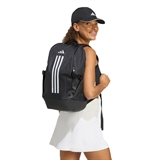 Adidas ESSENTIALS 3-STRIPES BACKPACK Рюкзак баскетбольный Черный/Белый - фото 314645
