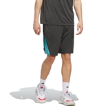 Adidas LEGENDS 3-STRIPES BASKETBALL SHORT Шорты баскетбольные Темно-серый/Голубой - фото 314652