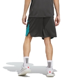 Adidas LEGENDS 3-STRIPES BASKETBALL SHORT Шорты баскетбольные Темно-серый/Голубой - фото 314653