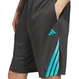 Adidas LEGENDS 3-STRIPES BASKETBALL SHORT Шорты баскетбольные Темно-серый/Голубой - фото 314655