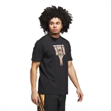Adidas BASKETBALL GALLERY GRAPHIC TEE Футболка баскетбольная Черный - фото 314659