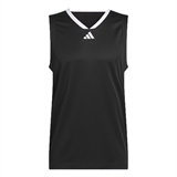 Adidas LEGENDS 3-STRIPES BASKETBALL TANK TOP Майка баскетбольная Черный/Белый - фото 314692