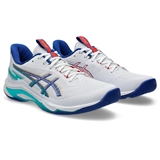 Asics NETBURNER BALLISTIC FF 4 Кроссовки волейбольные Белый/Голубой - фото 314779