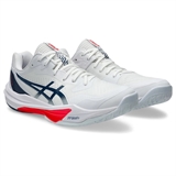 Asics SKY ELITE FF 3 Кроссовки волейбольные Белый/Темно-синий/Красный - фото 314795 Asics SKY ELITE FF 3 Кроссовки волейбольные Белый/Темно-синий/Красный - фото 314795