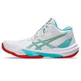 Asics SKY ELITE FF MT 3 (W) Кроссовки волейбольные женские Белый/Голубой/Красный - фото 314809 Asics SKY ELITE FF MT 3 (W) Кроссовки волейбольные женские Белый/Голубой/Красный - фото 314809