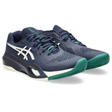 Asics GEL-RESOLUTION X CLAY Кроссовки теннисные Темно-синий/Белый/Зеленый - фото 314967