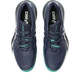 Asics GEL-RESOLUTION X CLAY Кроссовки теннисные Темно-синий/Белый/Зеленый - фото 314971