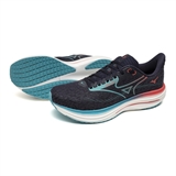 Mizuno WAVE RIDER 29 Кроссовки беговые Черный/Голубой - фото 315048