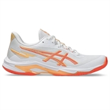 Asics NETBURNER BALLISTIC FF 4 (W) Кроссовки волейбольные женский Белый/Оранжевый - фото 315067