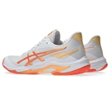 Asics NETBURNER BALLISTIC FF 4 (W) Кроссовки волейбольные женский Белый/Оранжевый - фото 315069
