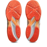 Asics NETBURNER BALLISTIC FF 4 (W) Кроссовки волейбольные женский Белый/Оранжевый - фото 315073