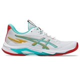 Asics NETBURNER BALLISTIC FF 4 (W) Кроссовки волейбольные женский Белый/Голубой/Красный - фото 315079