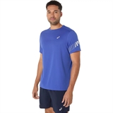 Asics ICON SS TOP Футболка беговая Синий - фото 315307 Asics ICON SS TOP Футболка беговая Синий - фото 315307