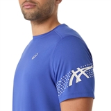 Asics ICON SS TOP Футболка беговая Синий - фото 315309 Asics ICON SS TOP Футболка беговая Синий - фото 315309