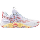 Mizuno WAVE MOMENTUM ELITE (W) Кроссовки волейбольные женские Белый/Красный - фото 315633 Mizuno WAVE MOMENTUM ELITE (W) Кроссовки волейбольные женские Белый/Красный - фото 315633